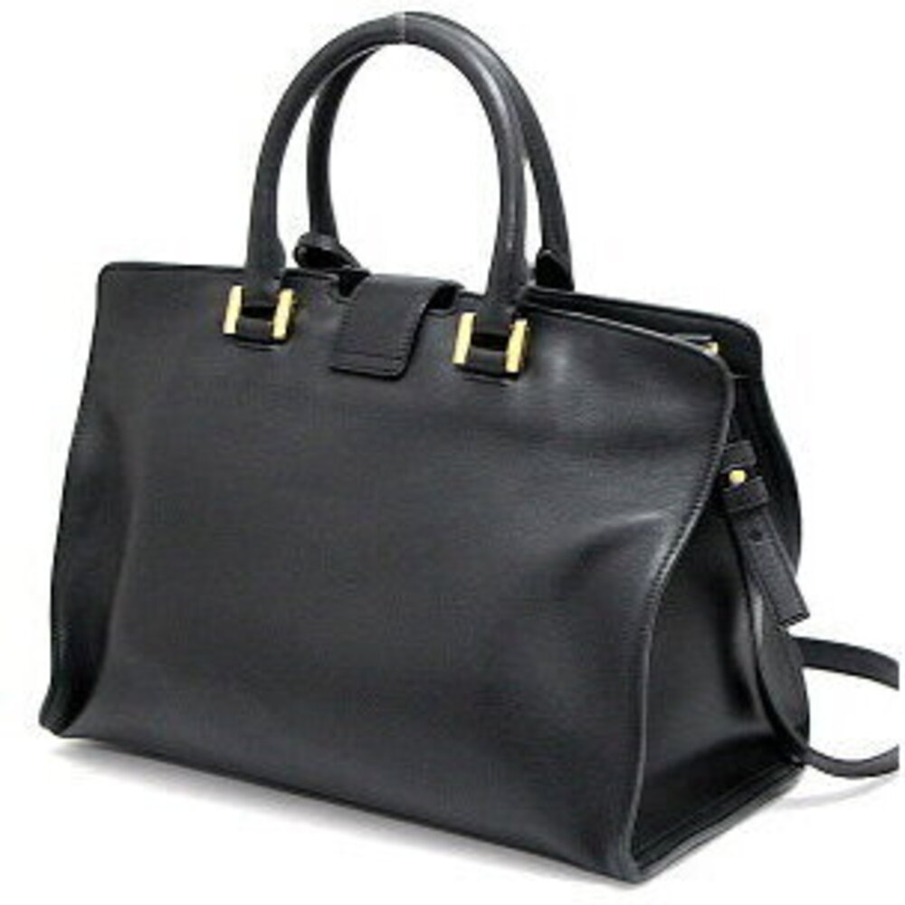 Saint Laurent Paris Cabas Bag Black Leather GG - Picture 2 of 6
